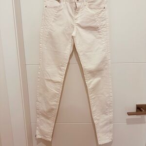 White cotton jeans